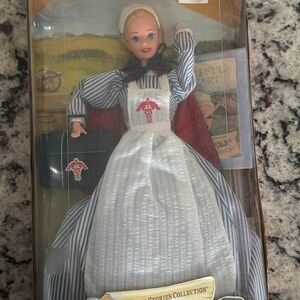 1995 Unopened Civil War Nurse Mattel Barbie Doll